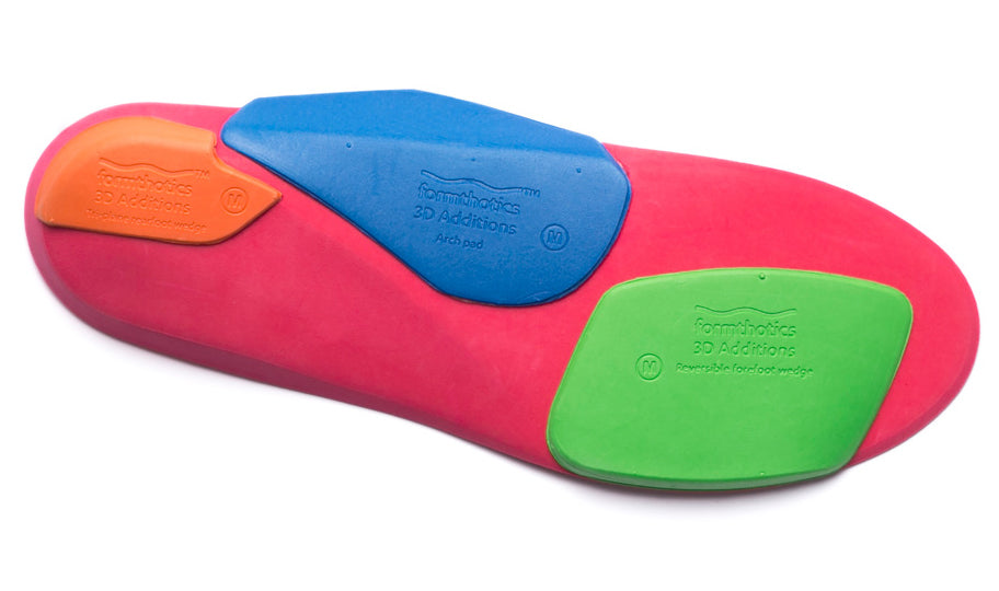Formthotics 3D Longitudinal Arch Pads - Additional Medial Column Support for Formthotics