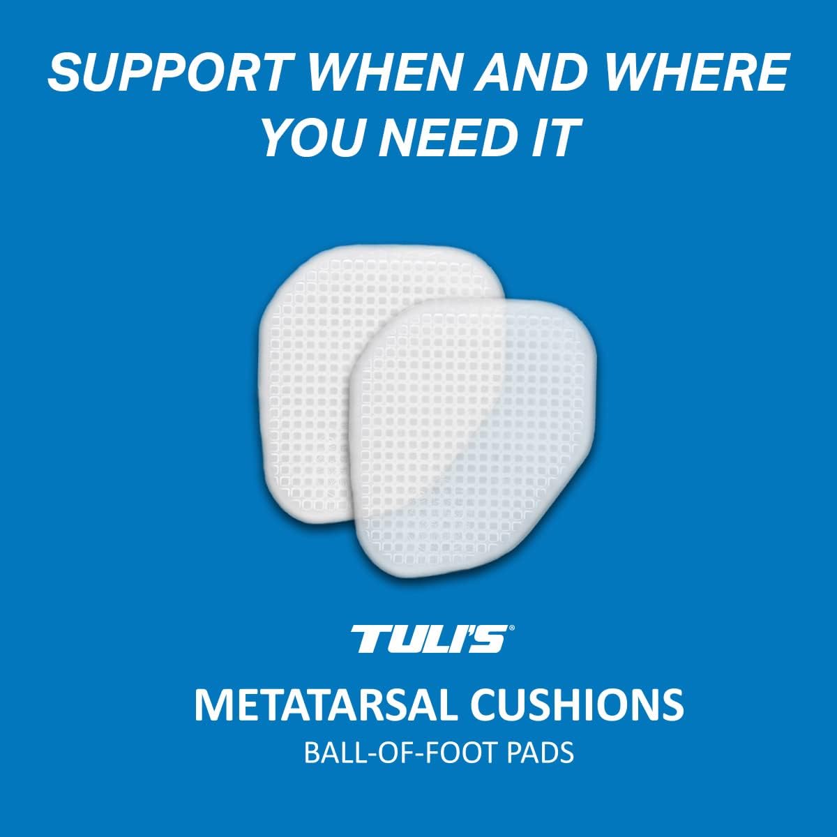 Tuli's Metatarsal Cushion - Maximum Shock Absorption for Ball of Foot Comfort
