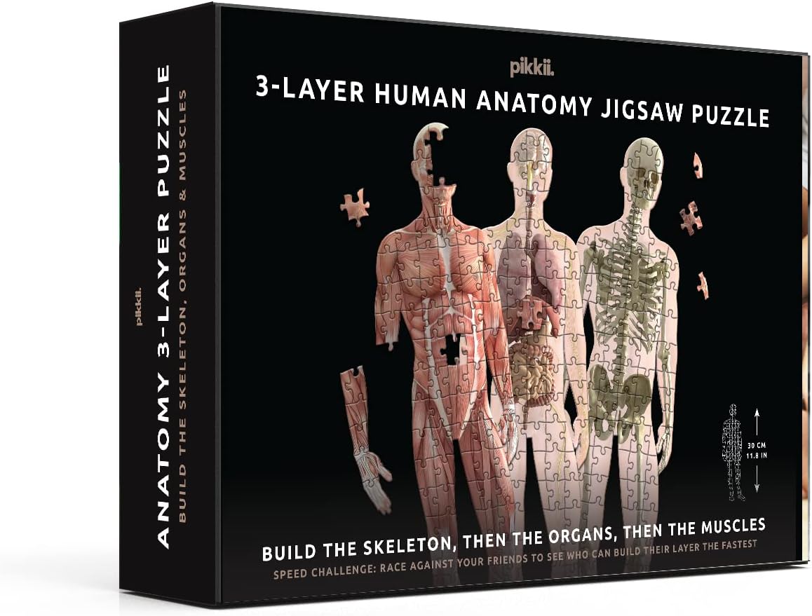 Human Anatomy 3 Layer Puzzle