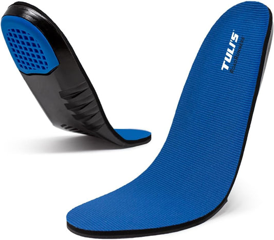 Tuli's RoadRunners Replacement Insoles - Premium Arch Support and Shock Absorption for Improved Performance