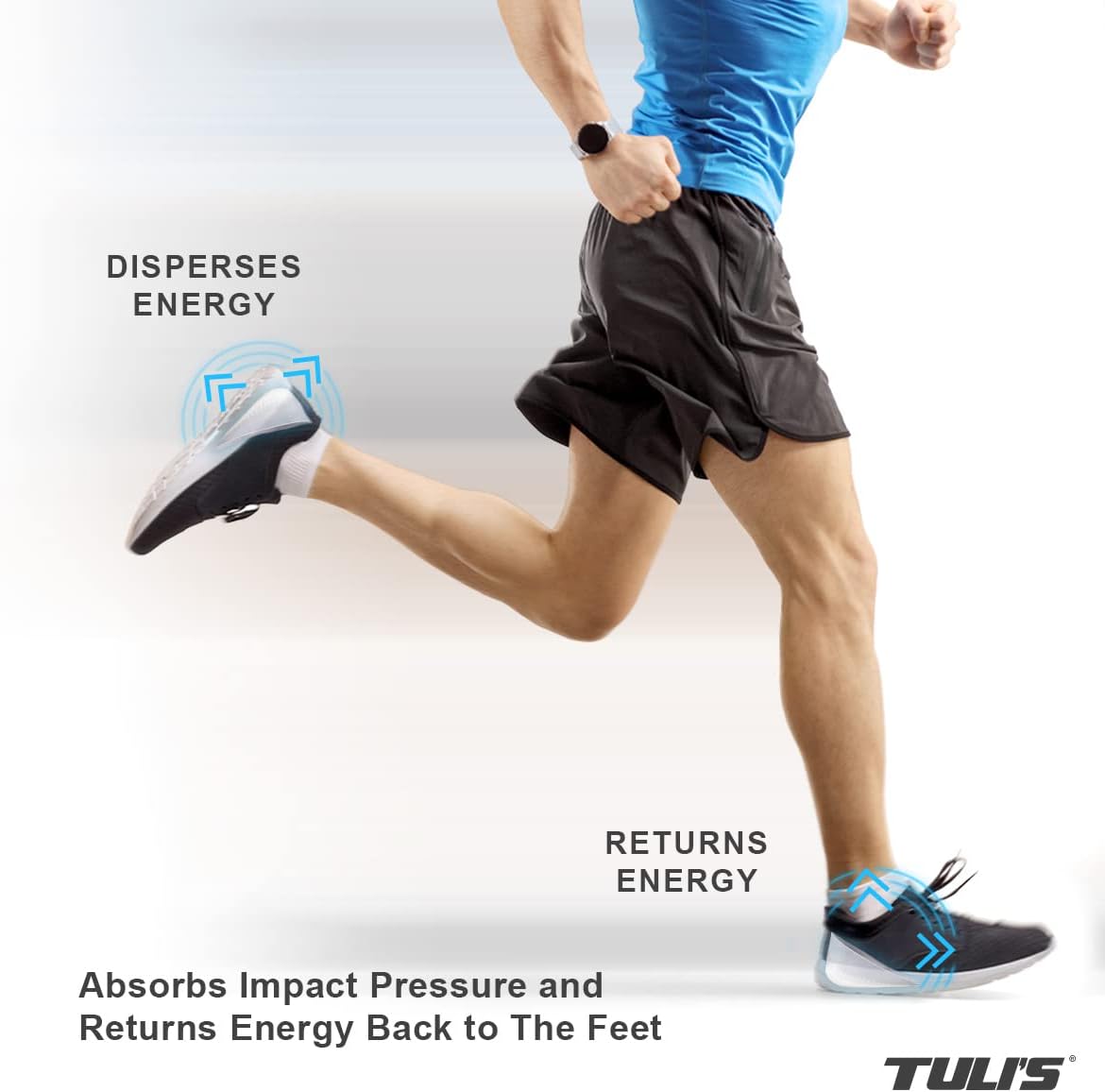 Tuli's Heavy Duty Gel Heel Cup, TuliGEL Shock Absorption Cushion Insert for Plantar Fasciitis, Sever's Disease and Heel Pain Relief, Small
