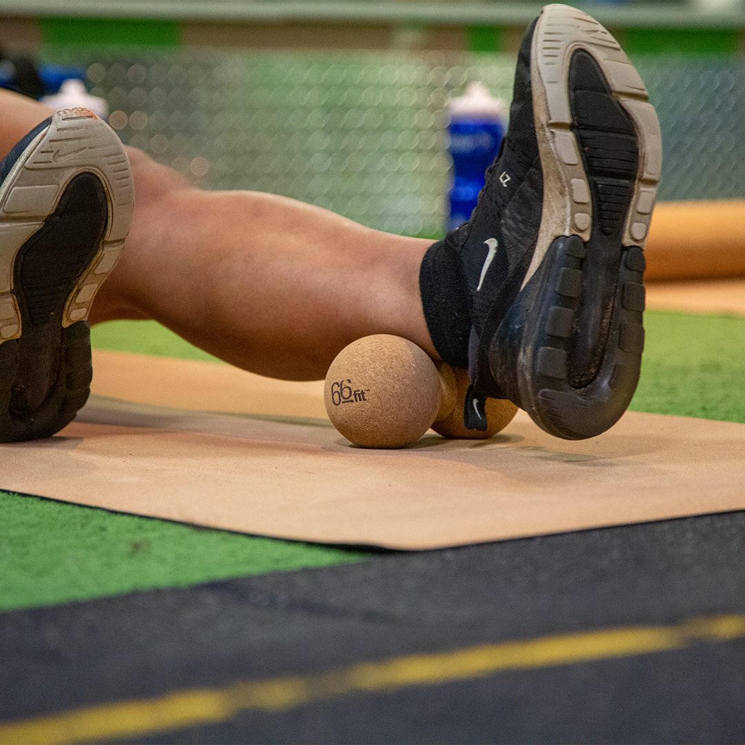 Cork Peanut Massage Ball for Muscle Relief / Myofascial Release