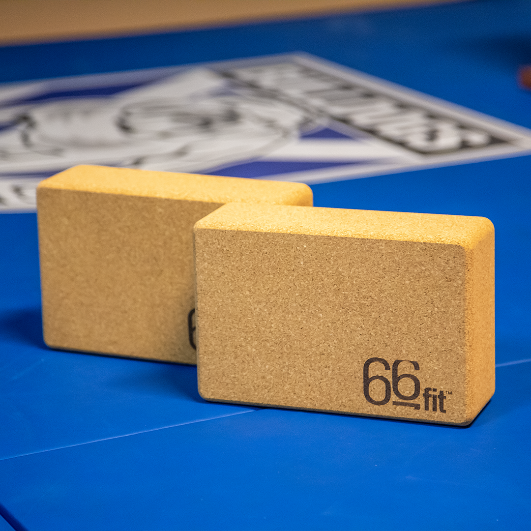 Cork Yoga Block with Antimicrobial and Non-Slip