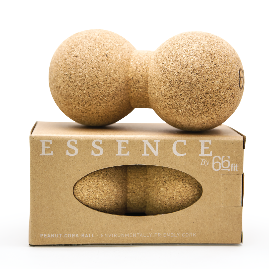 Cork Peanut Massage Ball for Muscle Relief / Myofascial Release