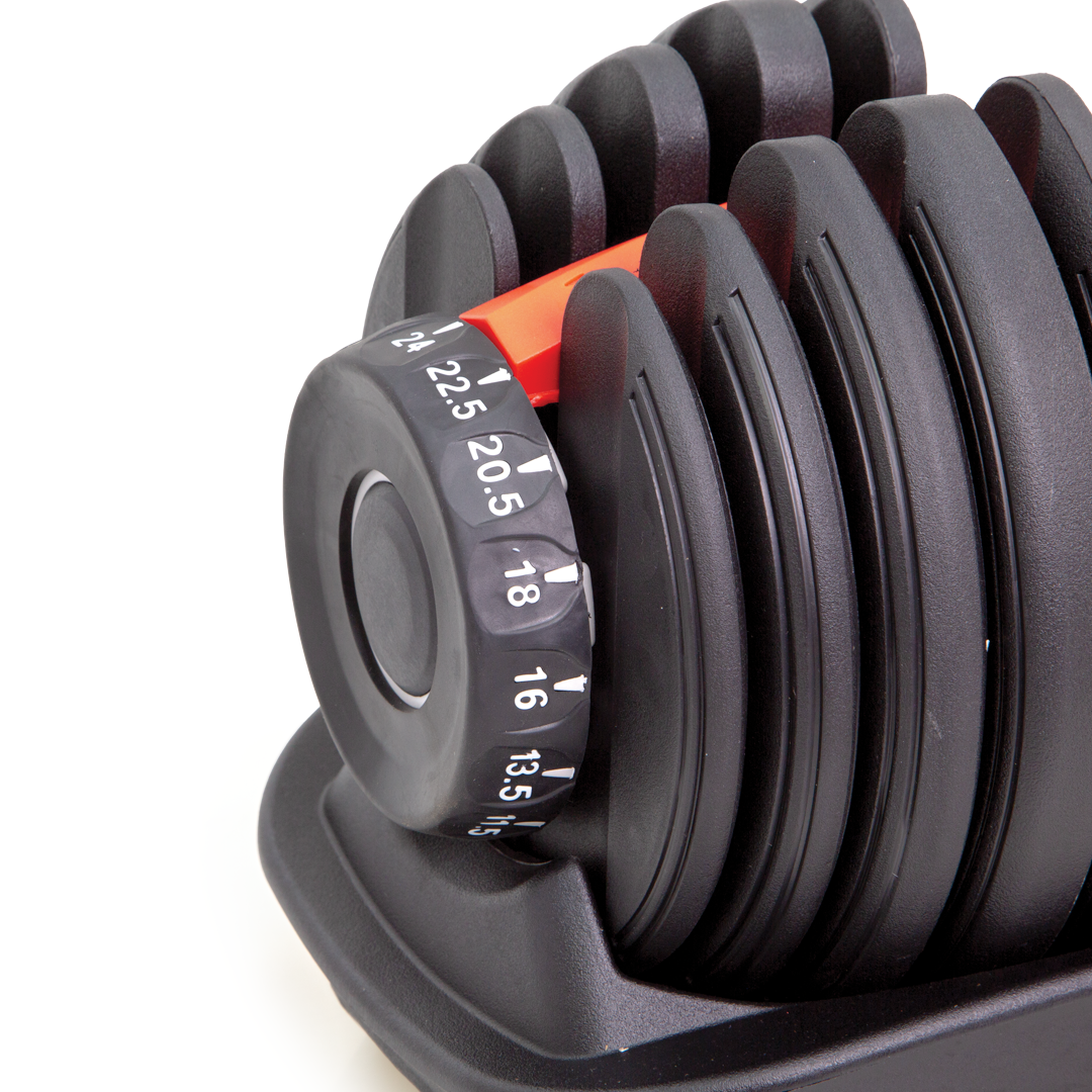 Adjustable Dumbbell Set with 2.5kg to 24kg Range