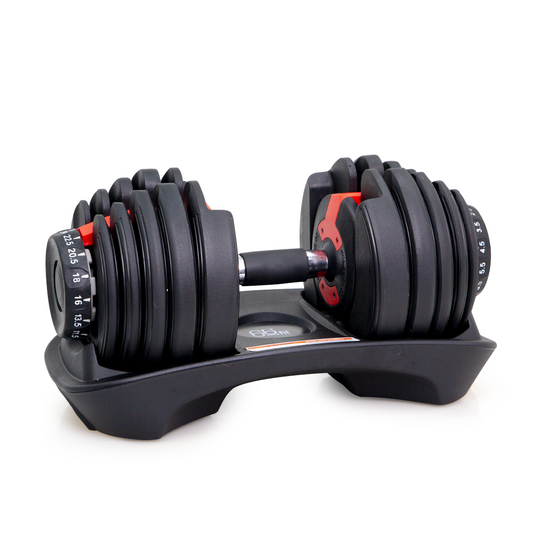 Adjustable Dumbbell Set with 2.5kg to 24kg Range