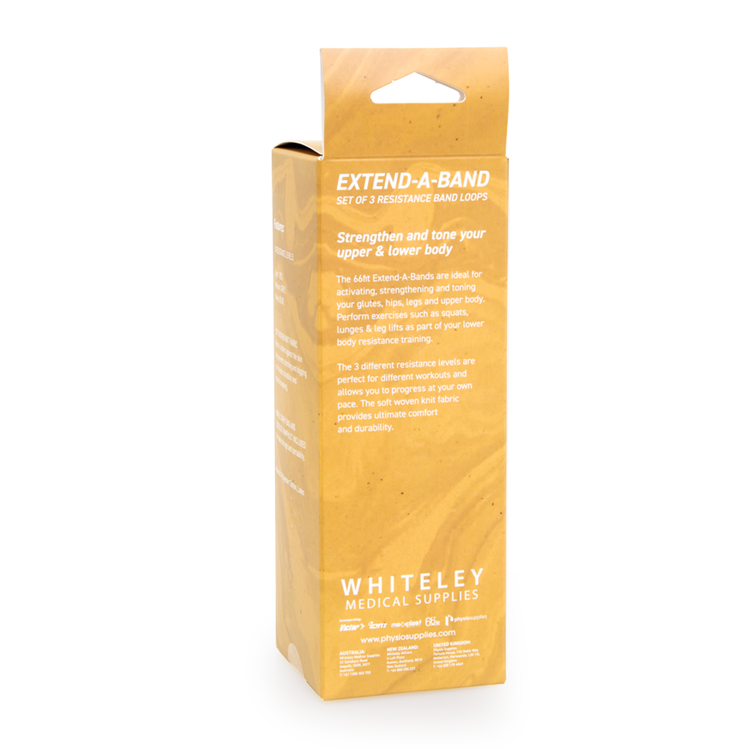 Fabric Resistance Loops Set - 3 Levels for Full-Body Workout