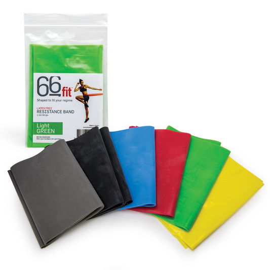 66fit Latex Free Resistance/Exercise Band 1.2m