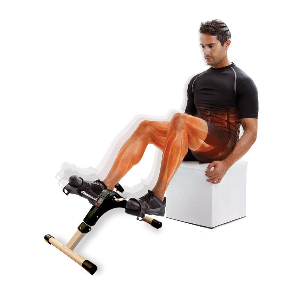 Folding Arm & Leg Pedal Exerciser with Digital Display & Adjustable Resistance