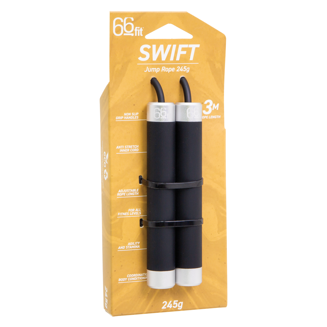 Jump Rope for Fitness - Adjustable 245g Swift Design