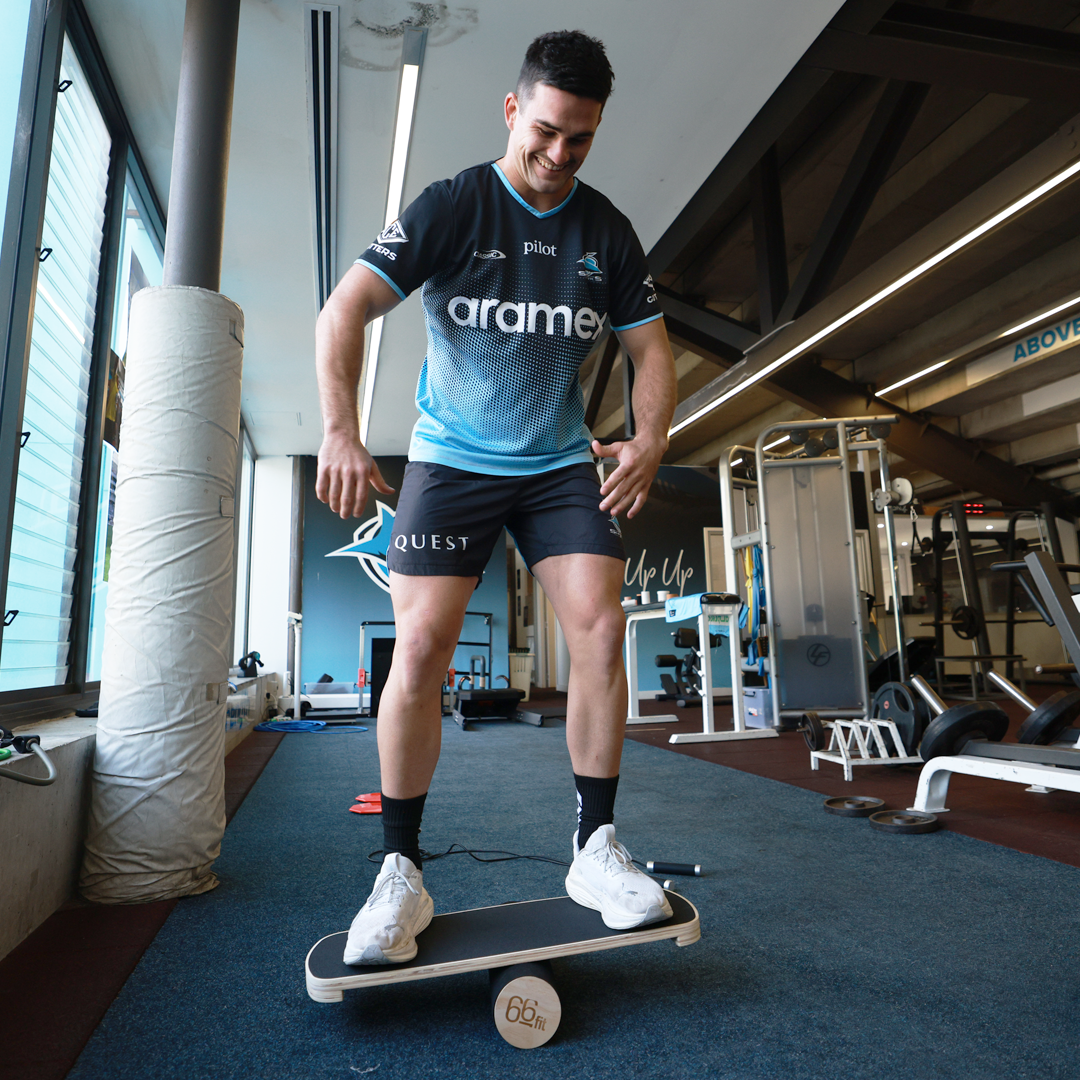 Rolling Balance Board Core Trainer for Strength & Stability