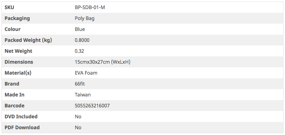 66fit Aqua Flotation Dumbbells