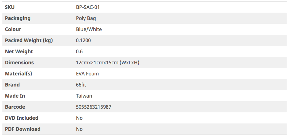 66fit Contoured Swimming Pull Buoy Float