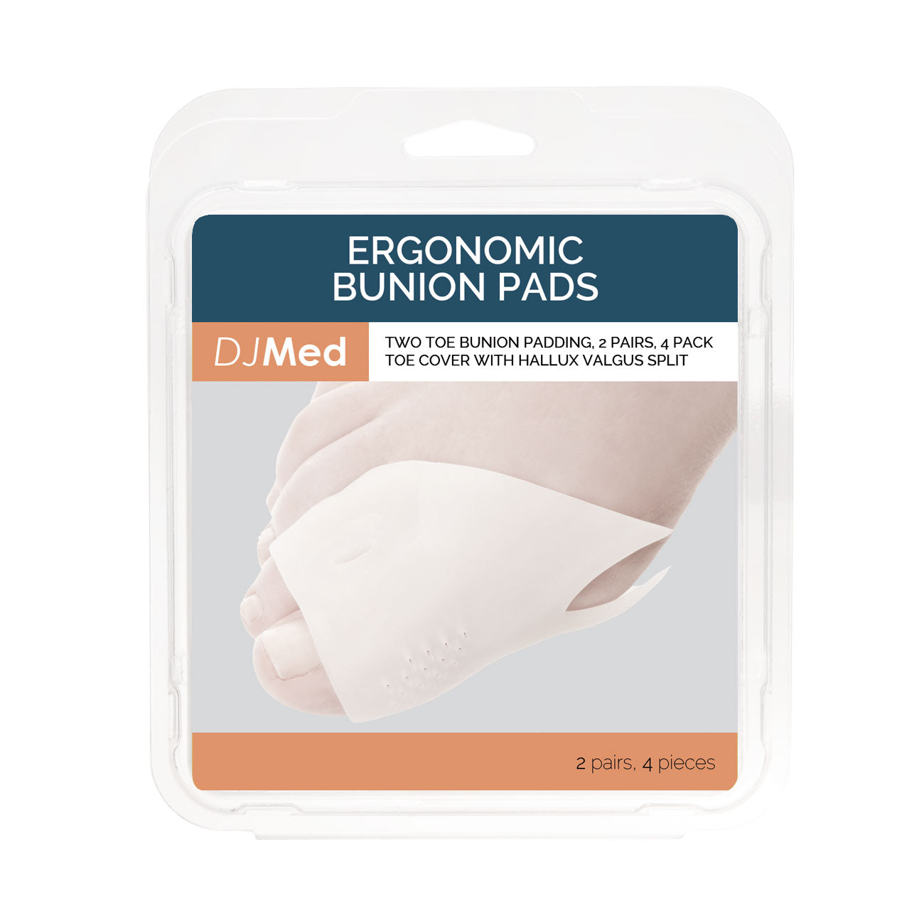Two Toe Bunion Pads — Gel Toe Protector Cover