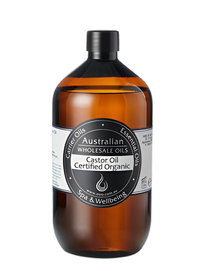 Australian Wholesale Oils Certified Organic Castor Oil 1L / 1000mL
