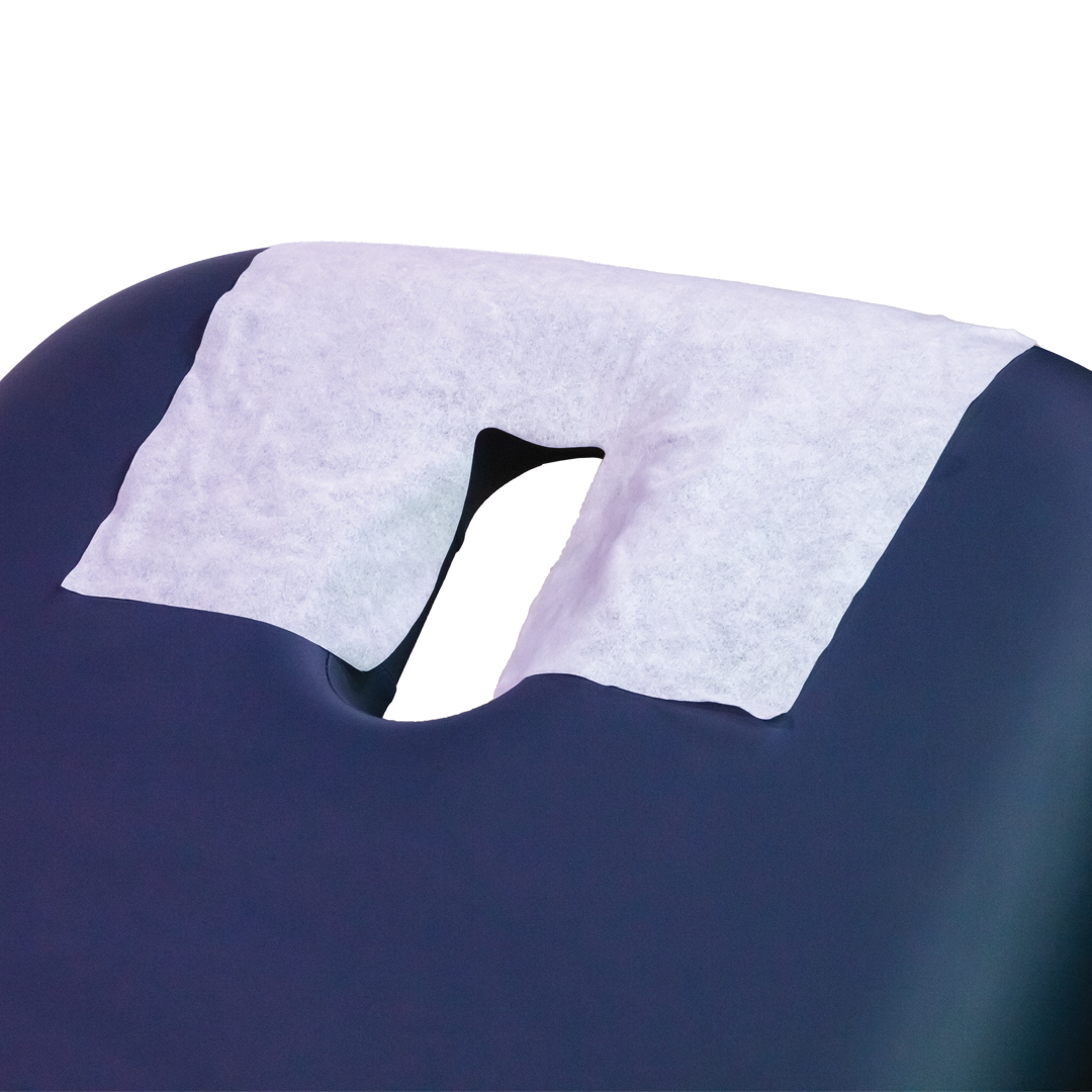 U-Pads Face Sheets – Biodegradable Disposable Face Cradle Covers, Soft Non-Woven Material, Available in Box of 200 or Carton of 1200