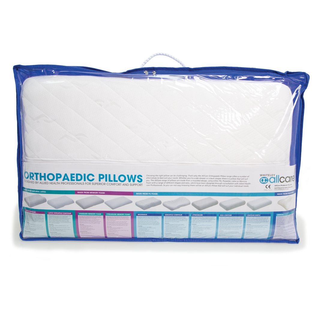 Streamline Therapeutic Memory Foam Pillow – Comfort & Support for Restful Sleep