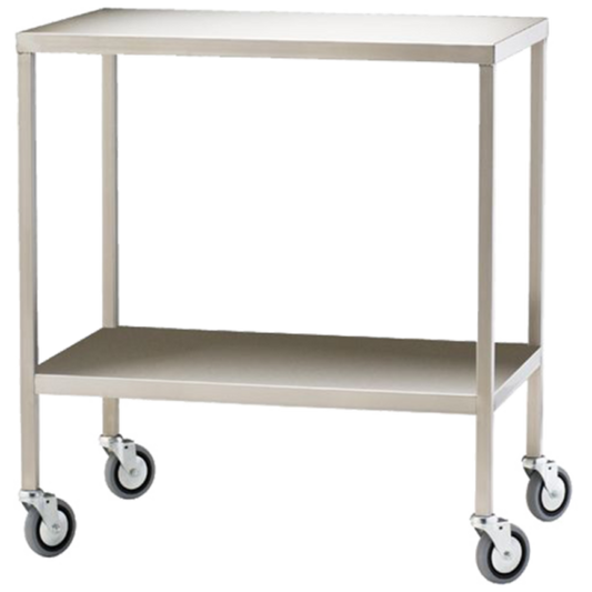 Large Stainless Steel Trolley 110 x 50 x 90.5cm