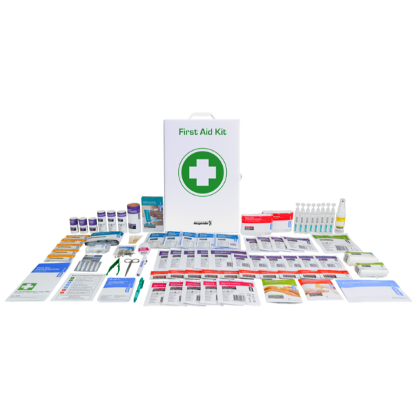 Responder First Aid Kit Metal Cabinet Wallmount Workplace Compliant