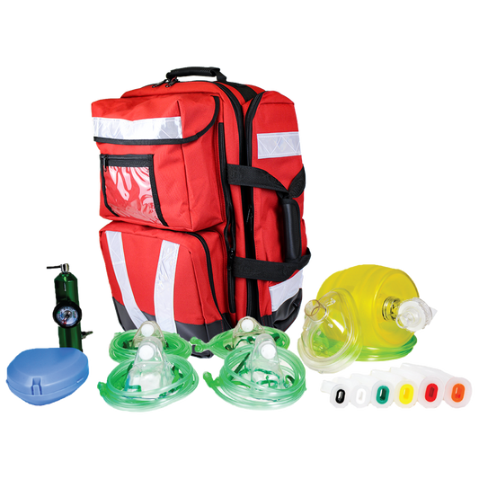 REGULATOR Oxygen Resuscitation Kit | Includes Bag Valve Mask, Airway Guedel, and CPAP Accessories