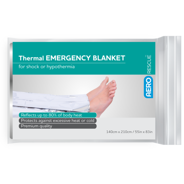 AERORESCUE Thermal Blanket 140 x 210cm Bag / 100