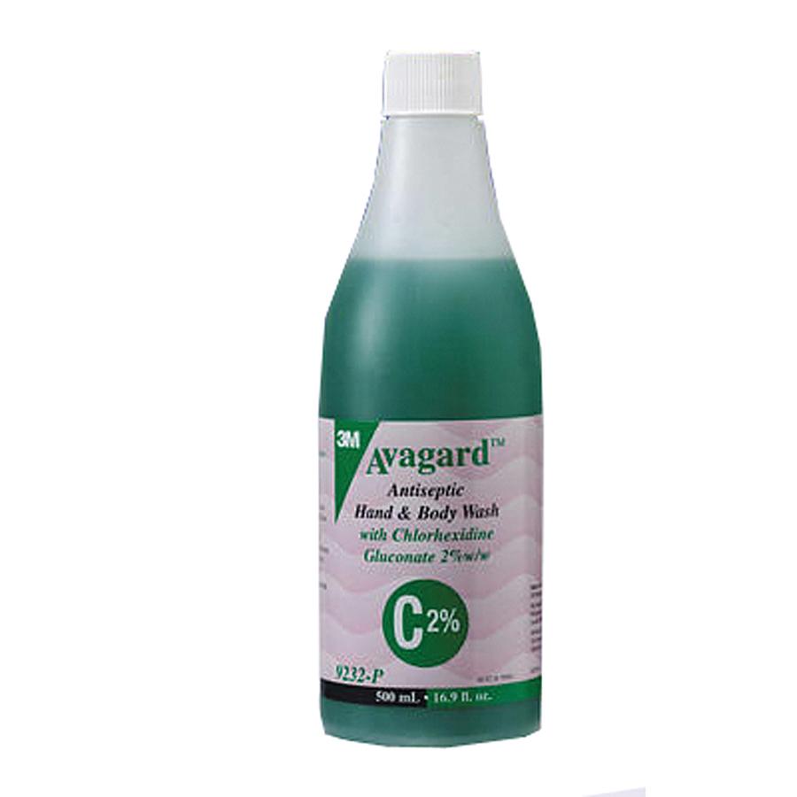 Avagard Antiseptic Hand & Body Wash 500ml - Antimicrobial Wash with Chlorhexidine Gluconate