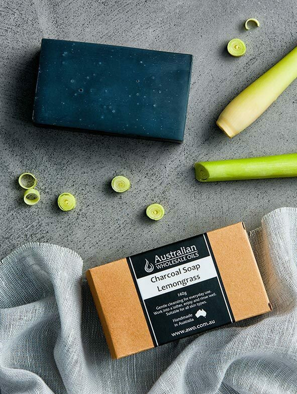 Palm Free Charcoal Soap - Lemongrass