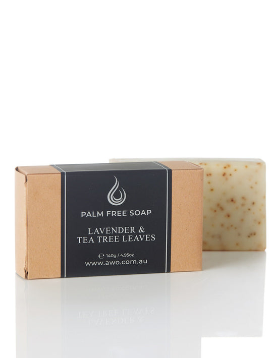 Natural Homemade Soap - Lavender & Tea Tree - Palm Oil Free | AWO
