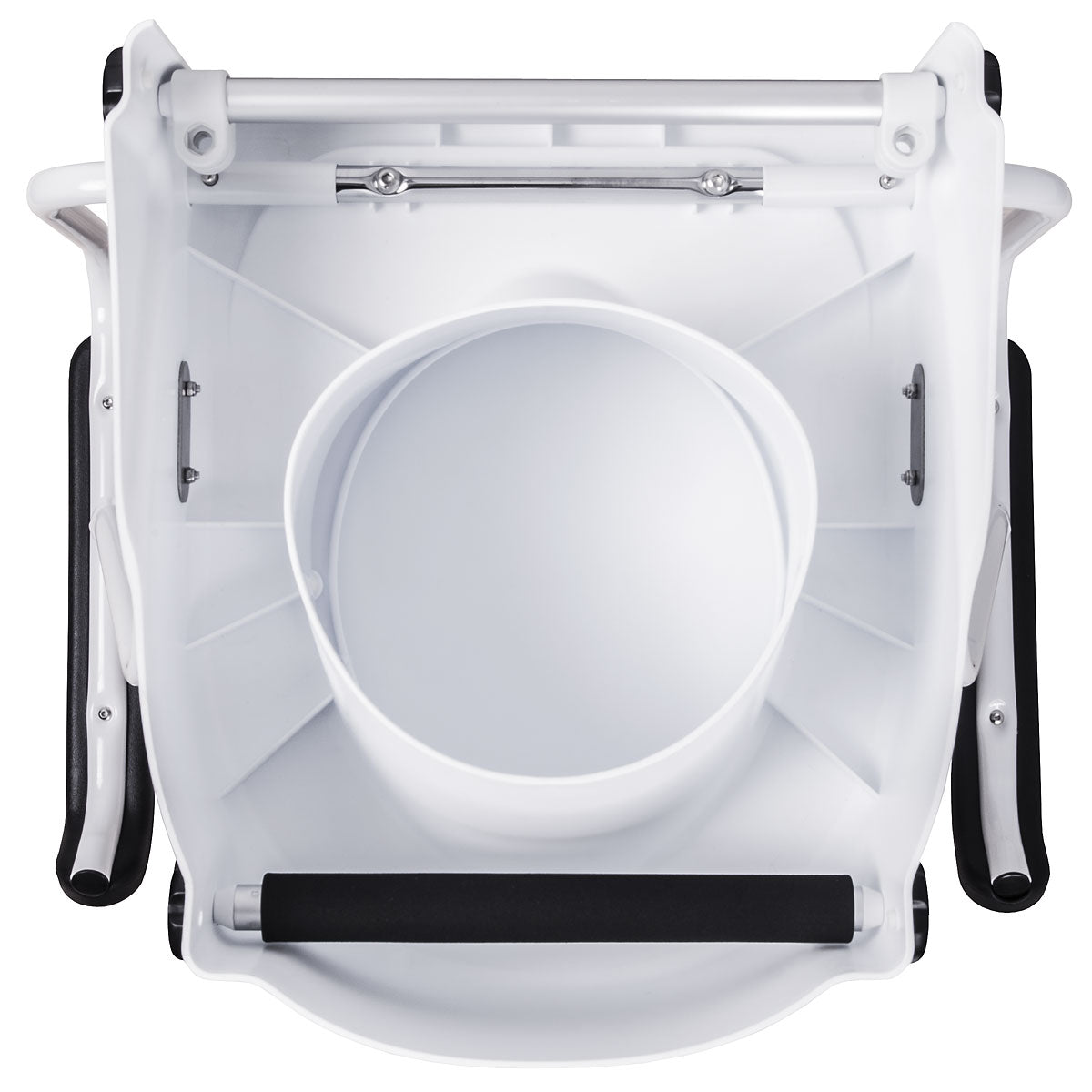 Adjustable Raised Toilet Seat with Armrests for Seniors, Height Adjustable 50-150mm, Fits Standard Aussie Toilets