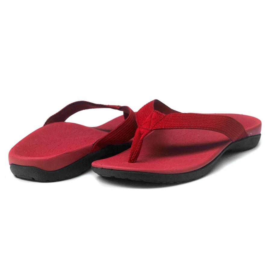 Axign Flip Flops Orthotic Thongs / Slides - Red