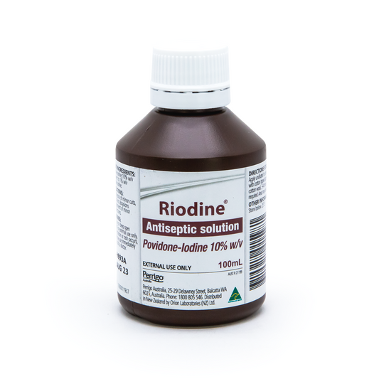 Riodine Antiseptic 500ml Povidone-Iodine Solution - Effective Betadine Alternative in Australia