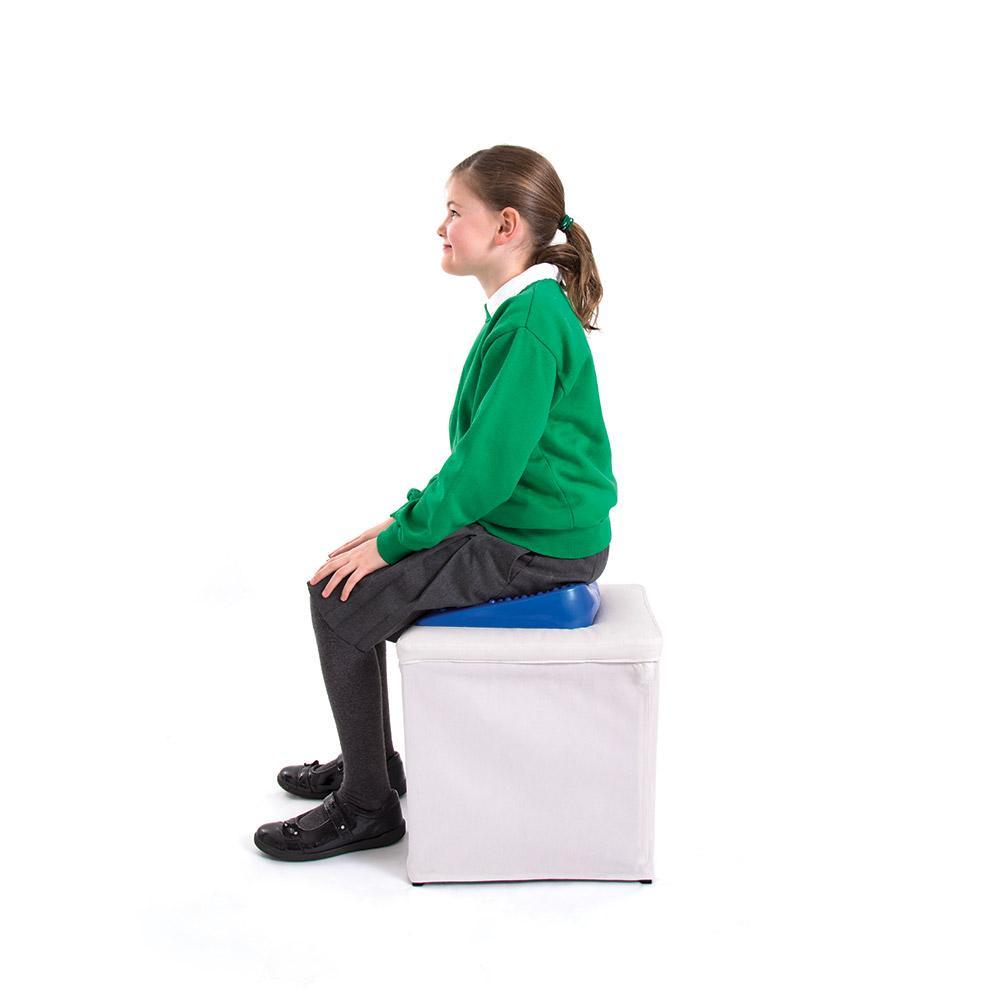 Junior Inflatable Wedge Cushion with Pump for Improved Posture & Comfort - Perfect for Kids, School & Home