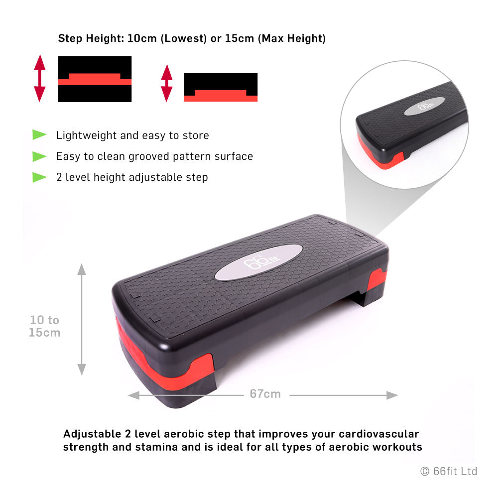 Height Adjustable Aerobic Step for Versatile Workouts