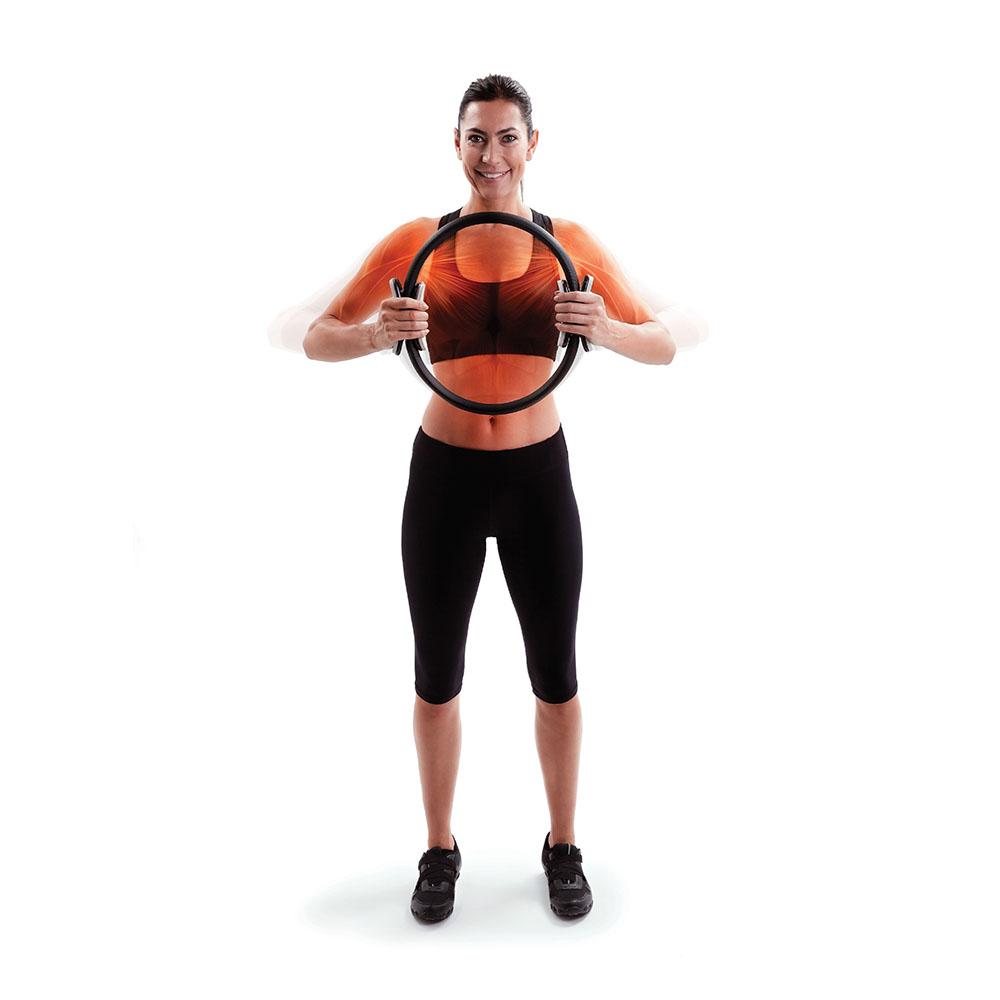 Pilates Double Handle Ring – Magic Circle for Core & Thigh Toning – 36cm, Medium Resistance