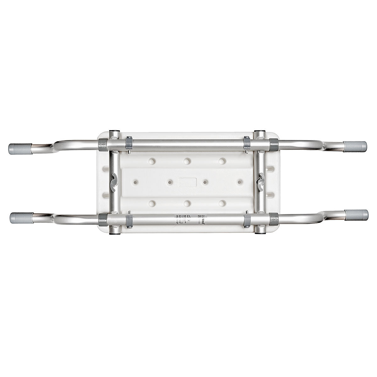 Adjustable Slip-Resistant Bath Bench Seat with Drainage Holes - Aluminium Frame, 110kg Capacity