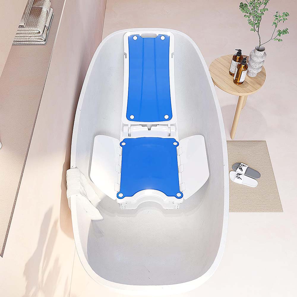 Battery-Powered Bath Lift Chair -  Auto Reclining and Adjustable, Safe and Comfortable for Elderly and Limited Mobility