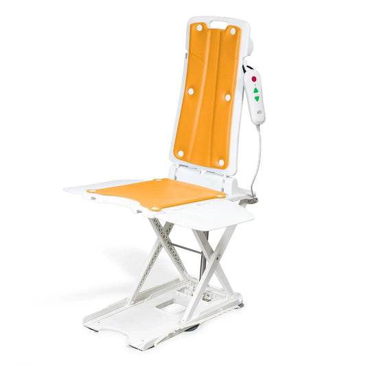 Battery-Powered Bath Lift Chair -  Auto Reclining and Adjustable, Safe and Comfortable for Elderly and Limited Mobility