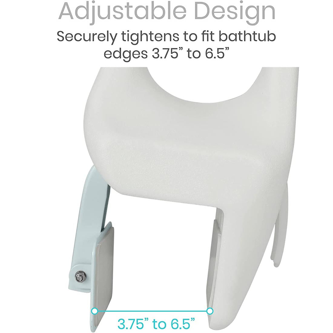 Premium Bathtub Grab Rail - Safety Hand Rail for Secure Bathing | Easy Clamp Installation