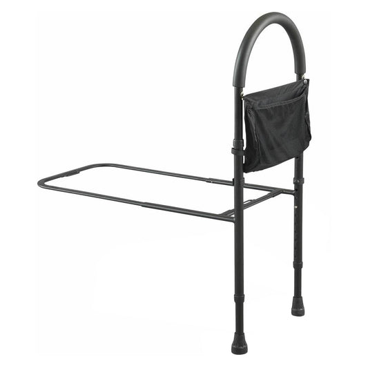 Height Adjustable Bed Rail with Pouch for Added Support | Fits Most Australian Beds