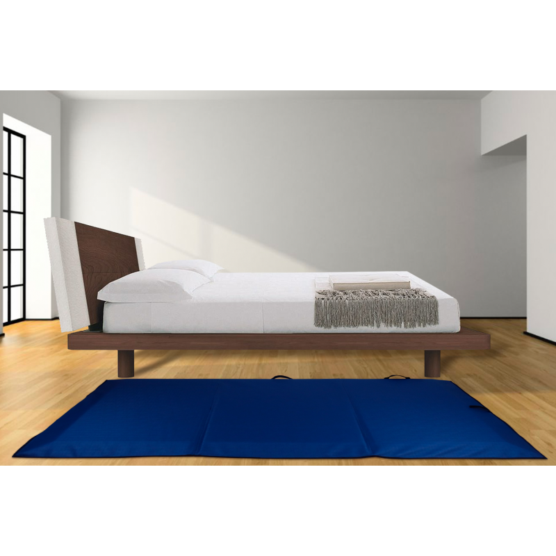 Bevelled Edge Bedside Safety Crash Mat - Shock Absorbing Fall Protection for Aged Care and Hospitals