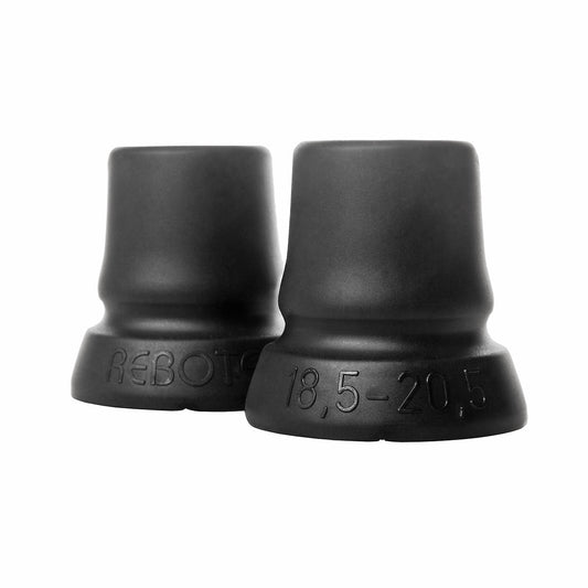 Rebotec Big Foot 19mm Non-Slip Ferrules for Crutches - Secure Tips for Enhanced Mobility