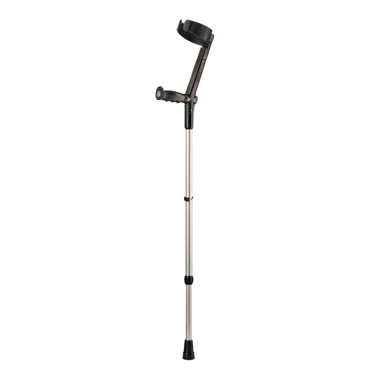 Rebotec Tall Forearm Crutches with Adjustable Height & Extra Length - Safe & Stable Mobility Aid