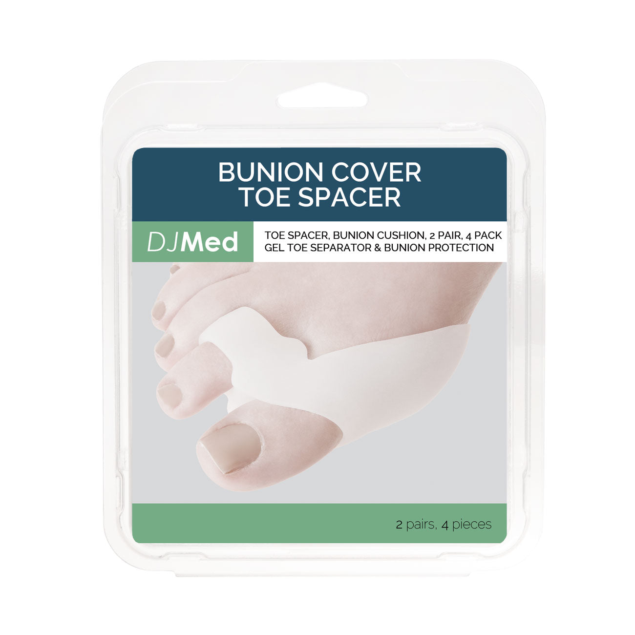 Bunion Protector & Toe Spacer - Soft Gel Toe Separator