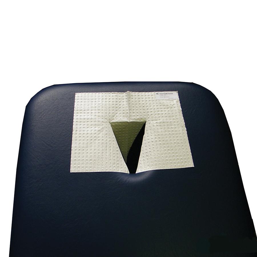 Cello V-Cut Face Cradle Covers – Disposable, Carton of 2000, Hygienic Barrier for Massage & Therapy Tables