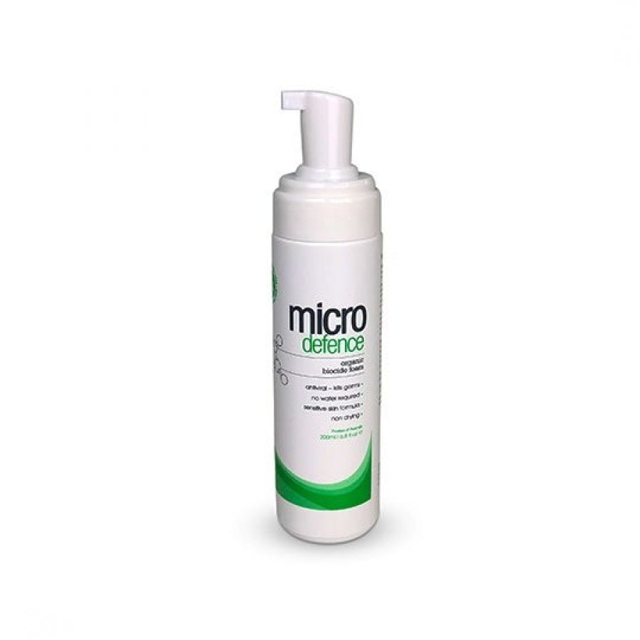 Micro Defence Alcohol-Free Hand Sanitiser Foam - 200ML Kids Friendly Cleanser