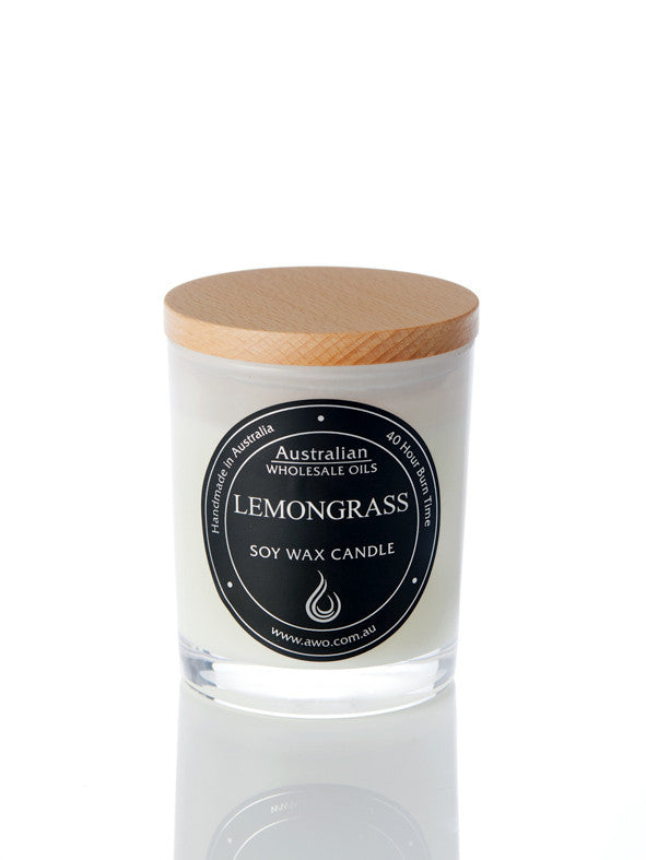 Lemongrass Scented Soy Candle