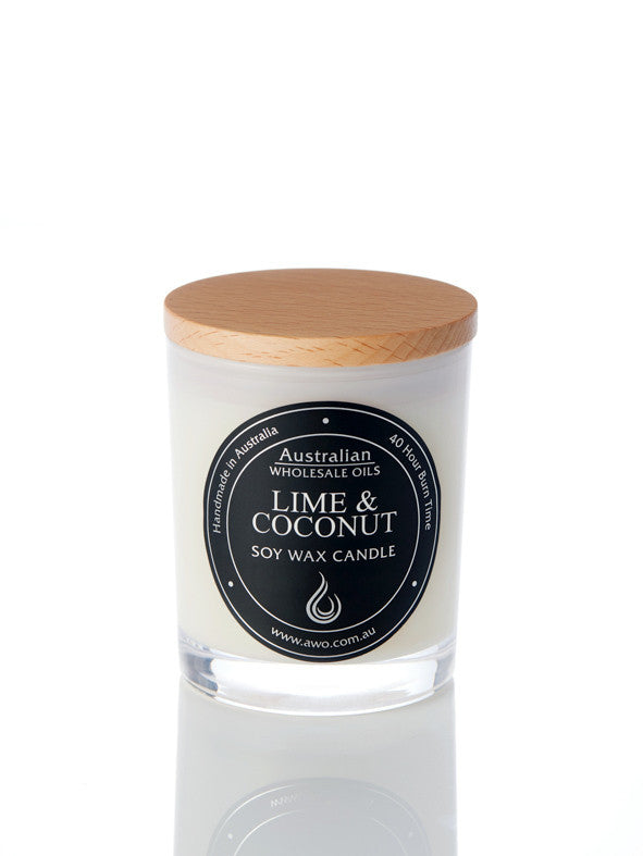 Lime and Coconut Soy Candles