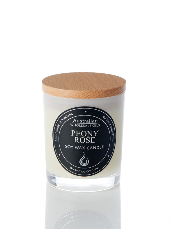 Peony Rose Scented Soy Candle