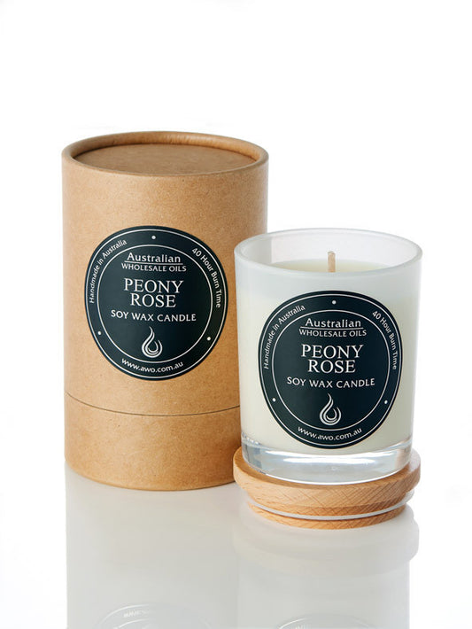 Peony Rose Scented Soy Candle