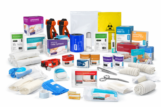 Large Red Softpack Trauma First Aid Kit Refill 49 x 30 x 28.5cm